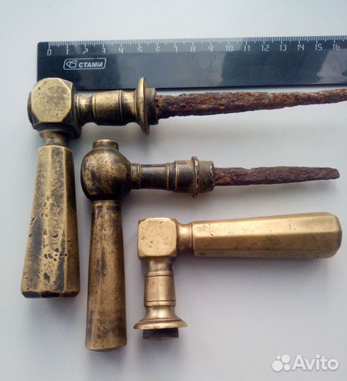 Дверные ручки старинные