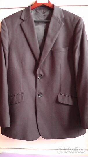 Мужской костюм чёрный, р. 48/176