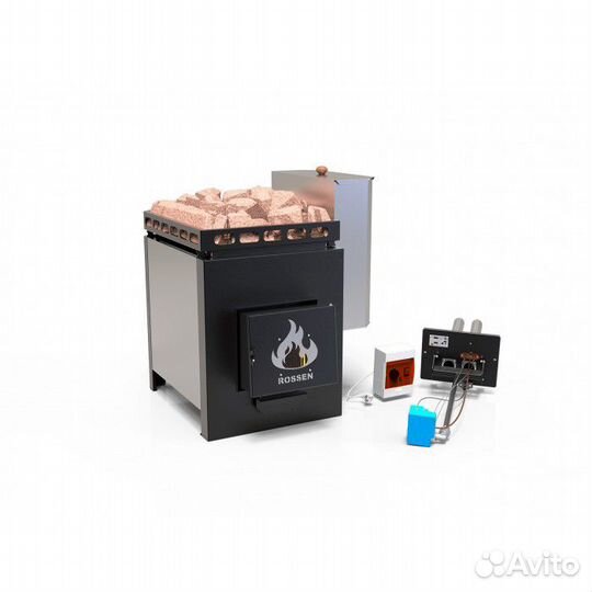 Печь банная RST 20+горелка 40кВт электр(г.Туймазы)