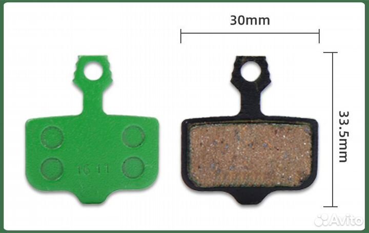 Колодки тормозные дисковые Dualtron Kugoo керамика