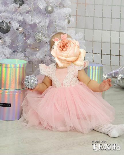 Платье для девочки 86 размер