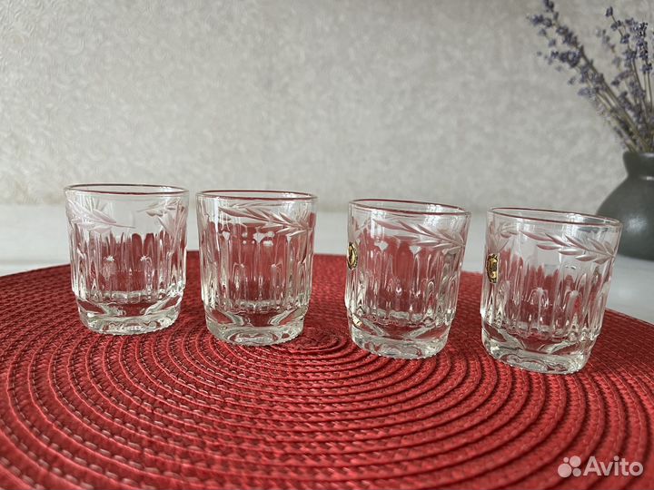 Хрустальные рюмки СССР + балетки