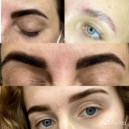 Наращивание и ламинирование ресниц, брови