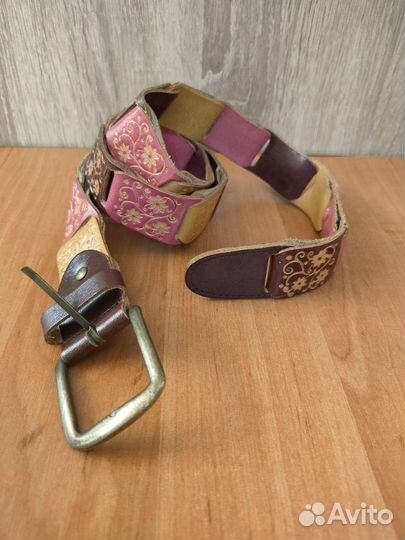 Ремень женский кожаный натуральный