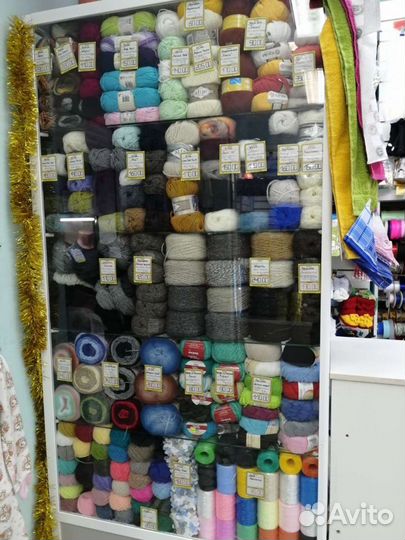 Пряжа, швейная фурнитура