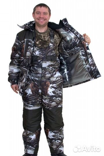 Зимний костюм для охоты и рыбалки