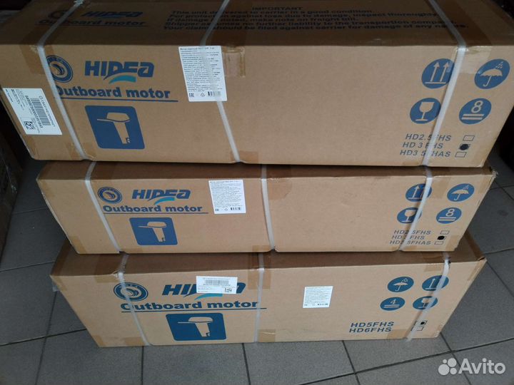 Новый Лодочный Мотор Hidea 3 л.с