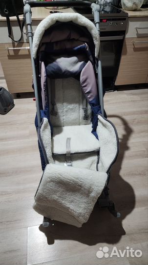 Зимняя коляска с колесами