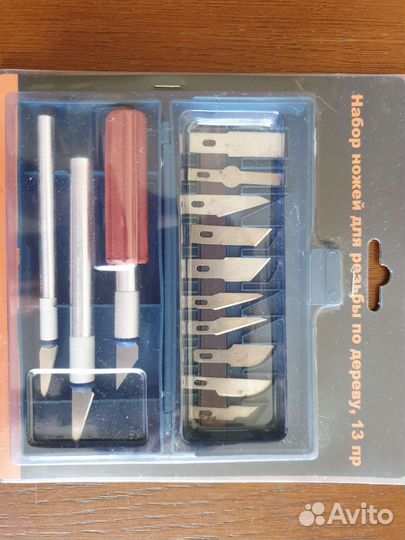 Набор ножей для резьбы по дереву