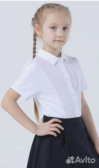 Школьная блузка 140