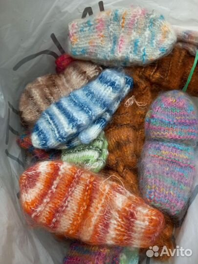 Носки взрослые и детские носочки и варежки