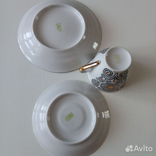 Чашка с блюдцем Рига