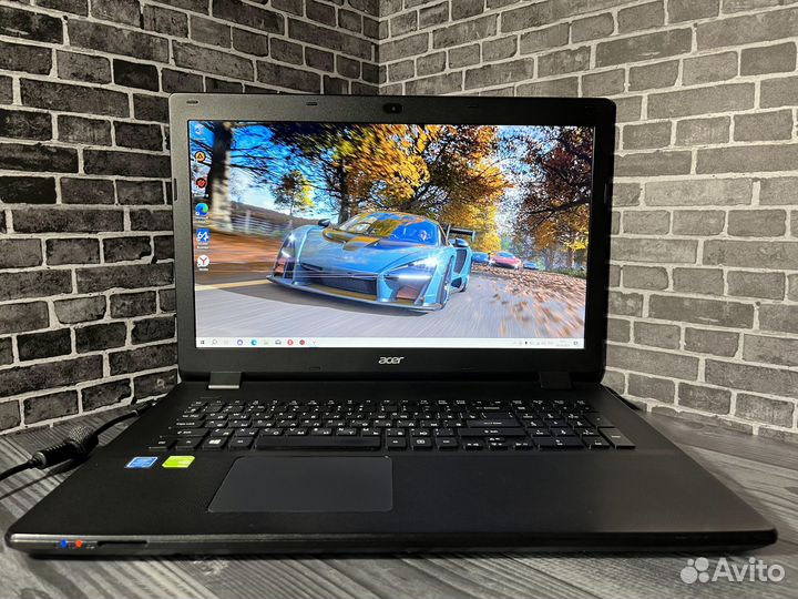 Мощный ноутбук Aser Nvidia 910M/SSD/17.3