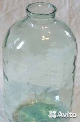 Стеклянные бутыли 10 и 20л для вина