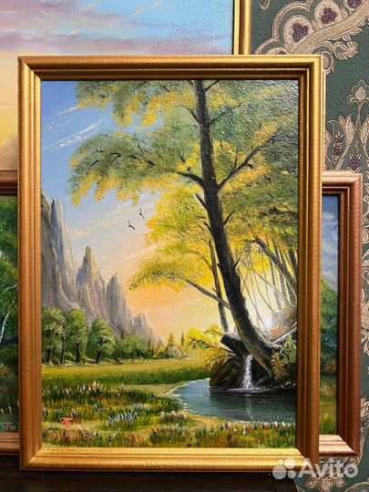 Картина маслом на холсте ручная работа