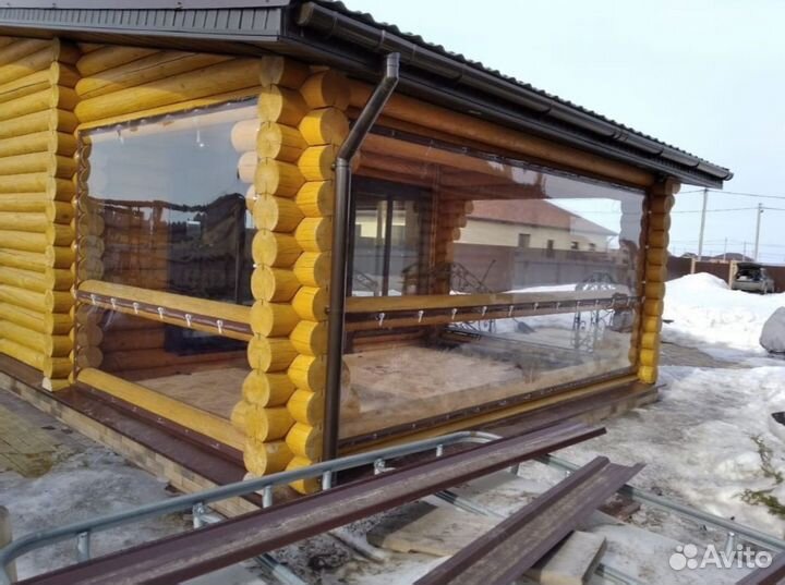 Мягкие окна из пвх пленки / не лопаются