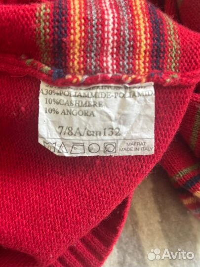 Детский свитер Byblos Италия шерсть кашемир Оригин