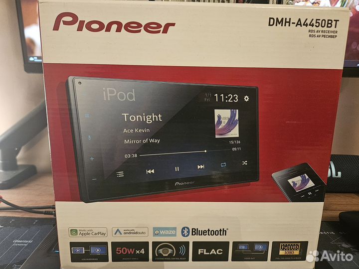 Автомобильная магнитола Pioneer, DMH-A4450BT