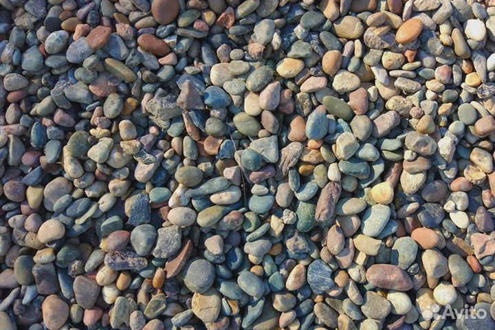 Щебень гравийный(галька), фр. 5х20