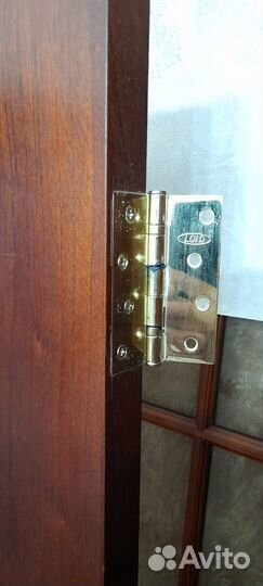 Межкомнатные двери бу сосна, шпон красное дерево