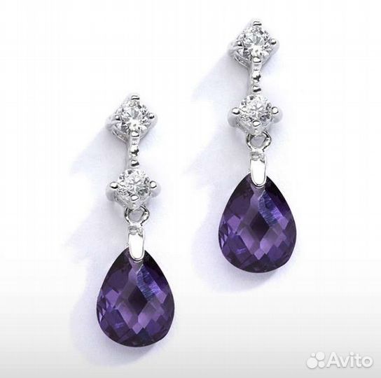 Комплект украшений (серьги, кулон) новый