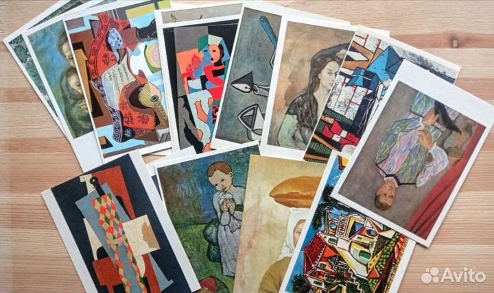 15 французских открыток Пикассо 1960е