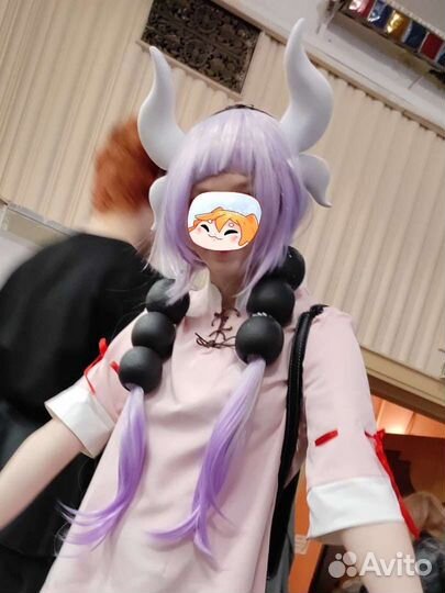 Парик Канна Камуи Дракон горничная кобаяши