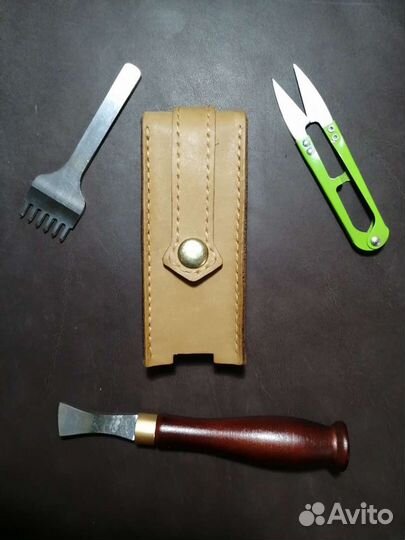 Кожаная ключница