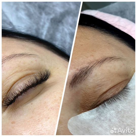 Наращивание ресниц модель