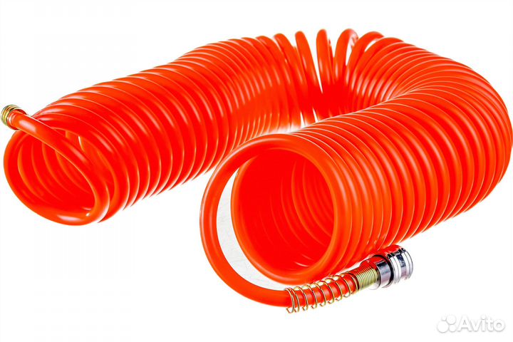 Шланг спиральный воздушный (8х12 мм; 15 м; 18 бар)