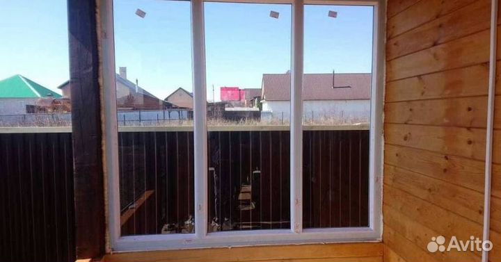 Остекление окон и балконов пвх