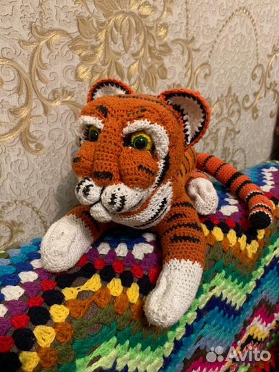 Тигр вязаный