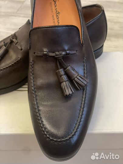 Лоферы santoni 41,5