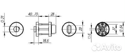 Межкомнатная дверь Черный кварц