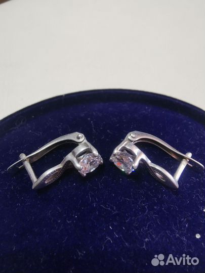 Серьги серебро 925проба