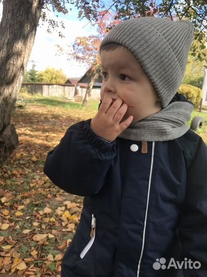 Комплект шерсть hm шапка шарф на мальчика