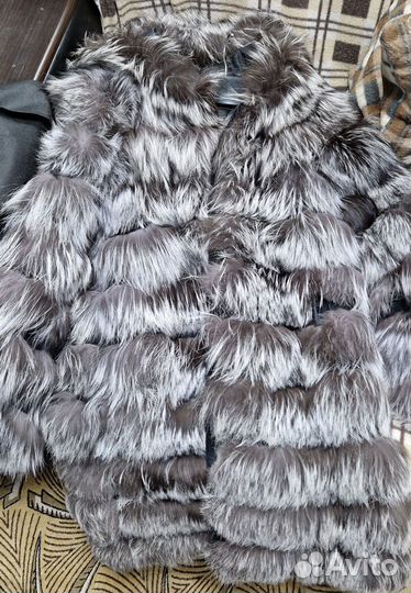 Шуба чернобурка в идеальном состоянии