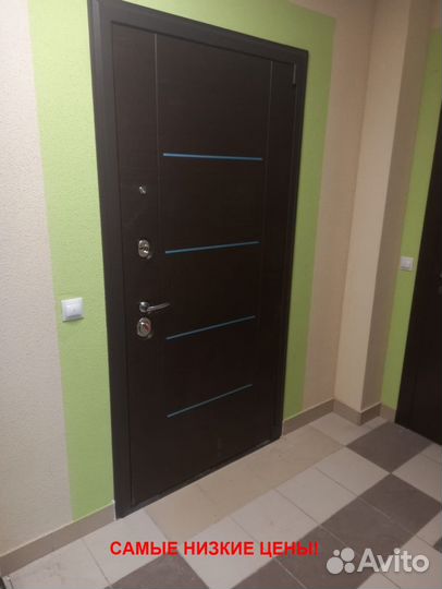 Тёплая дверь входная железная с бесплатной установ