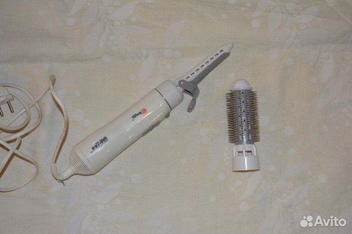 Фен с плойкой и расчёской domotec