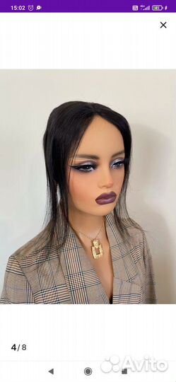 Накладка из натуральных волос