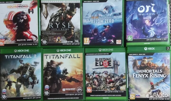 Игры на xbox one диски