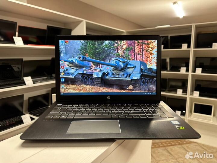 Игровой ноутбук HP GTX1050/i5/16gb/SSD/Full-HD