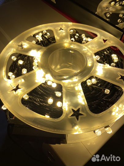 Гирлянда уличная 50 метров новая
