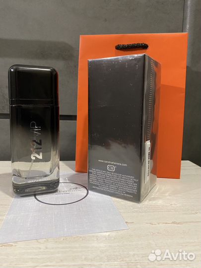 Carolina herrera 212 vip мужские