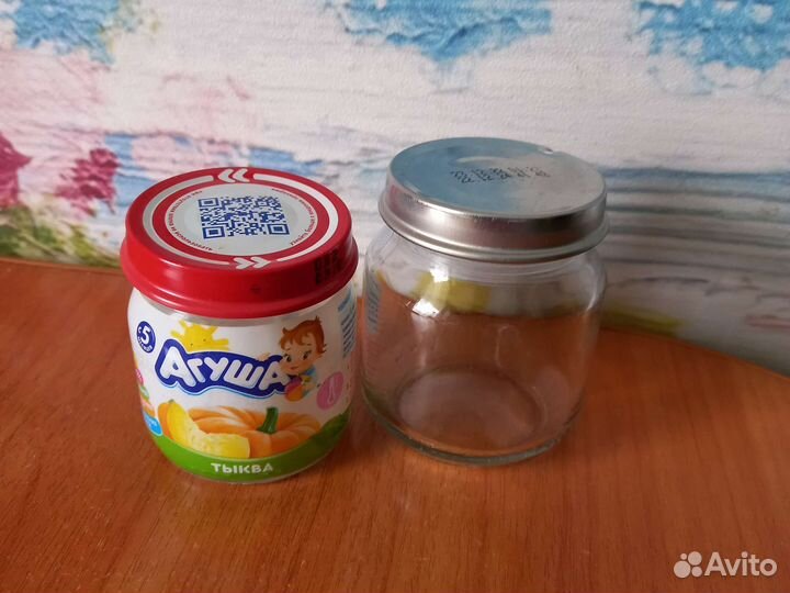 Банки из под детского питания