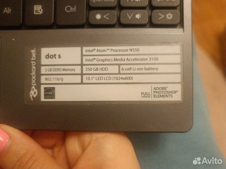 Нетбук packard Bell