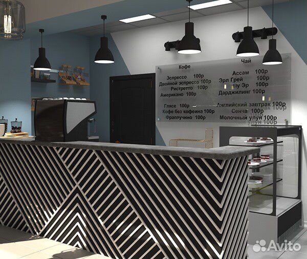 Барная стойка для Кафе, Стойки для Кофейни