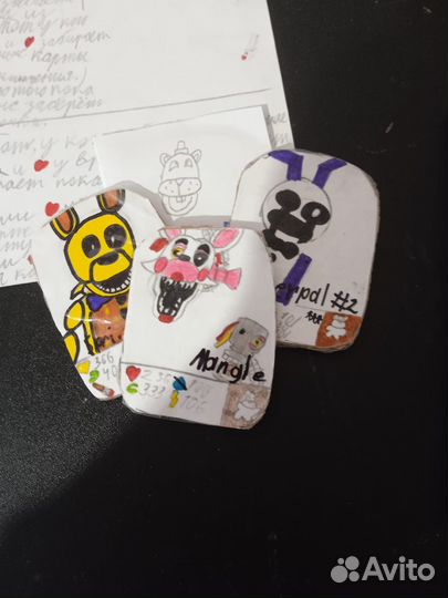 Игровые/коллеекционные карточки Фнафф