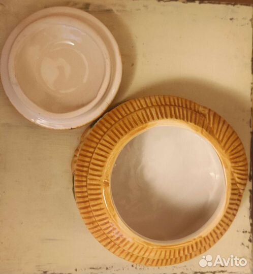 Банка, баночка для чая, чайница керамическая