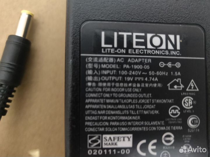 Блок питания для ноутбука Acer,Packard Bell